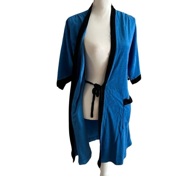 Cabaret New York Vintage Velour Robe Size Small - Picture 5 of 6
